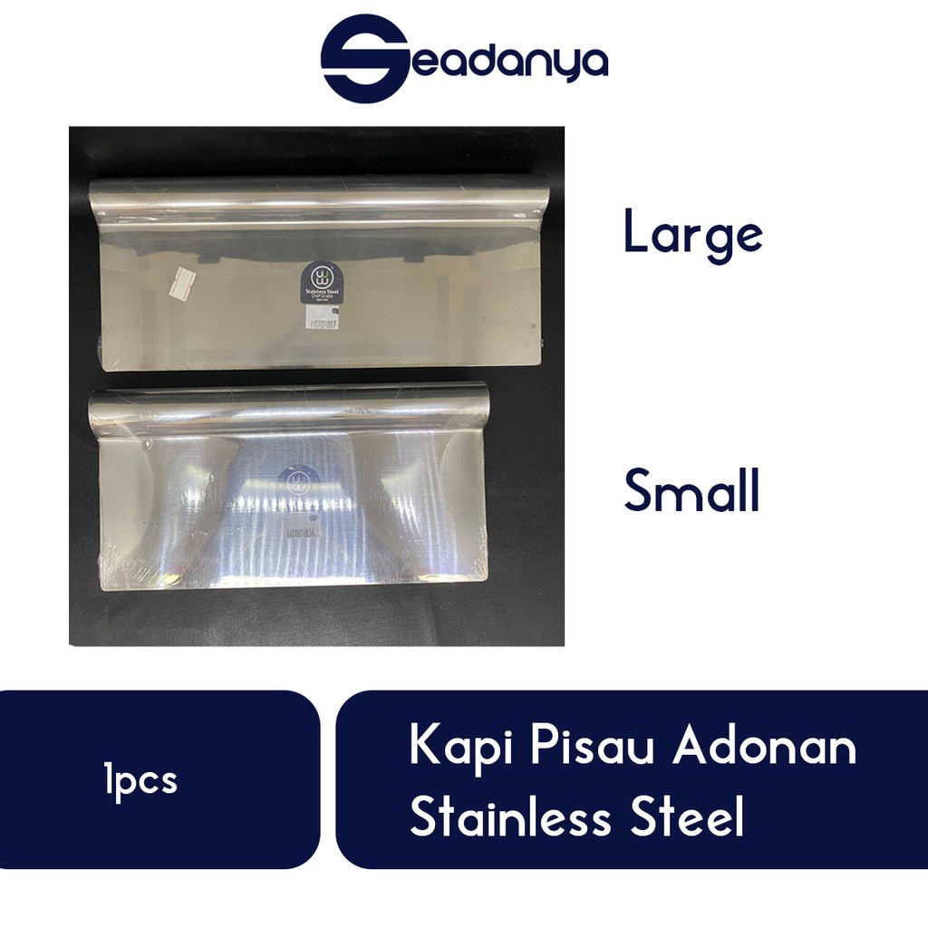 

Pisau Adonan Kapi Stainless Steel 1pcs-Alat Pemotong/Potong/Scrapper RollTart/Kue/Cake/Roti/Pastry