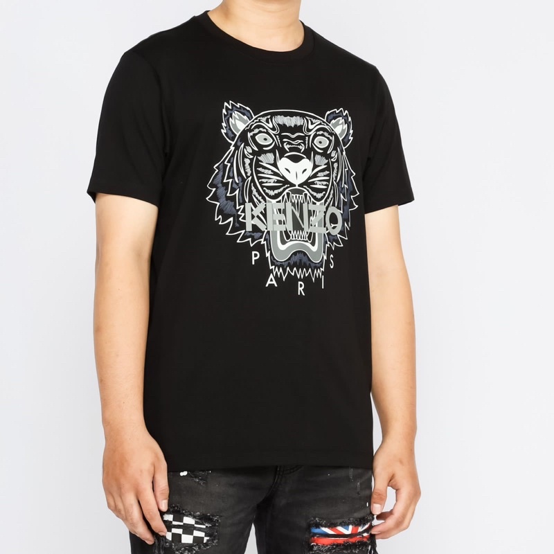 Ken. Tiger Tshirt Black/Silver