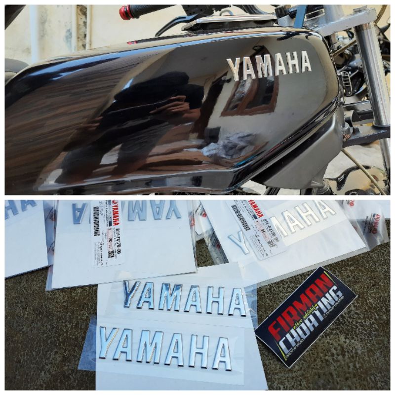 emblem yamaha 3D original yamaha (sepasang)