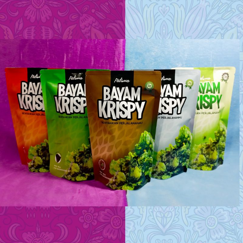 

KERIPIK BAYAM KRISPY Fatima 20pcs (Paket Hemat)