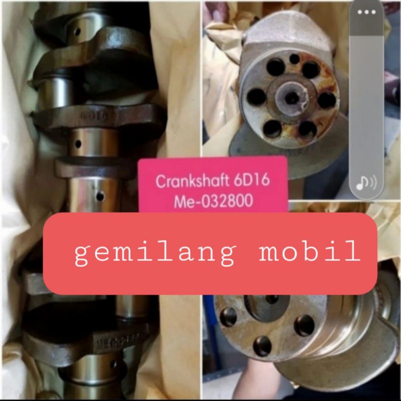 KER AS/ CRANKSHAFT MITSUBISHI 6D16T
