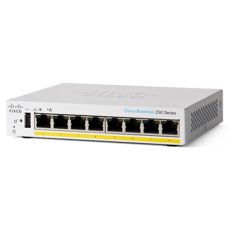 Cisco Business CBS250-8PP-D-EU 250 Series Smart Switches