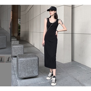 TJM DR194 Dress Wanita Basic Dress Elegant Dress Korean Fashion Import