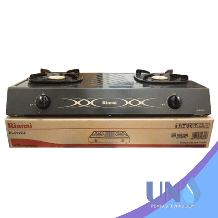 Kompor Gas Rinnai 2 Tungku RI 512 CF