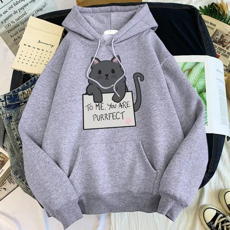 PURFECT SWEATER HOODIE LUCU OVERSIZE | SWEATSHIRT OVERSIZE KOREAN STYLE | HOODIE PREMIUM OVERSIZE-2