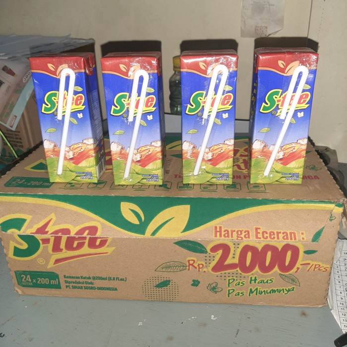 

(BISA COD) stee s tee kotak sosro 200 ml
