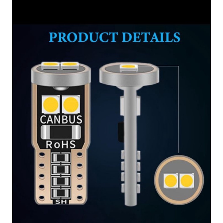 LAMPU T10 CANBUS 3030 LAMPU KABIN PLAT NOMOR MOBIL