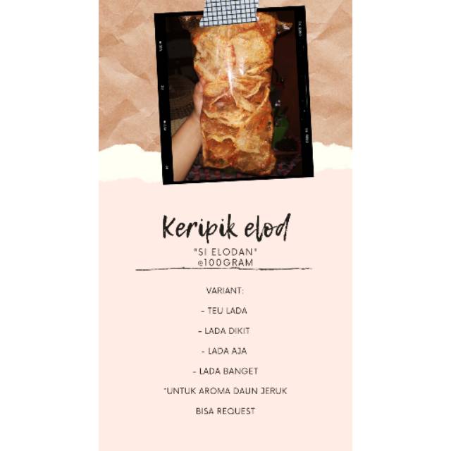 

KERIPIK ELOD