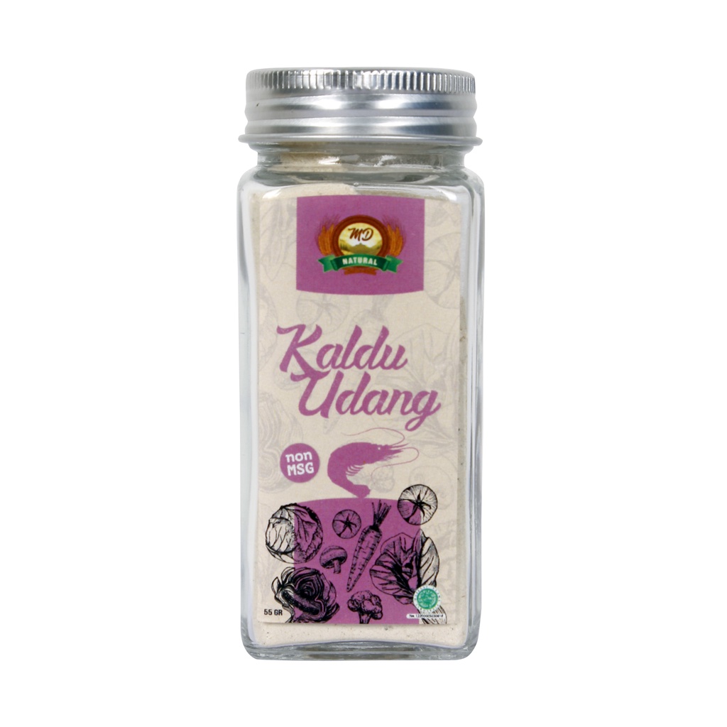 

MD Natural Kaldu Udang 55 Gram / Kaldu Natural / Kaldu Alami