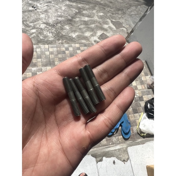 Baut tanam (baut knalpot supra) ukuran M6x6