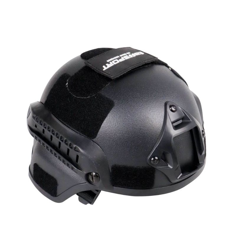 Helm Tactical Mich 2000 Tanpa Cover Import- Black