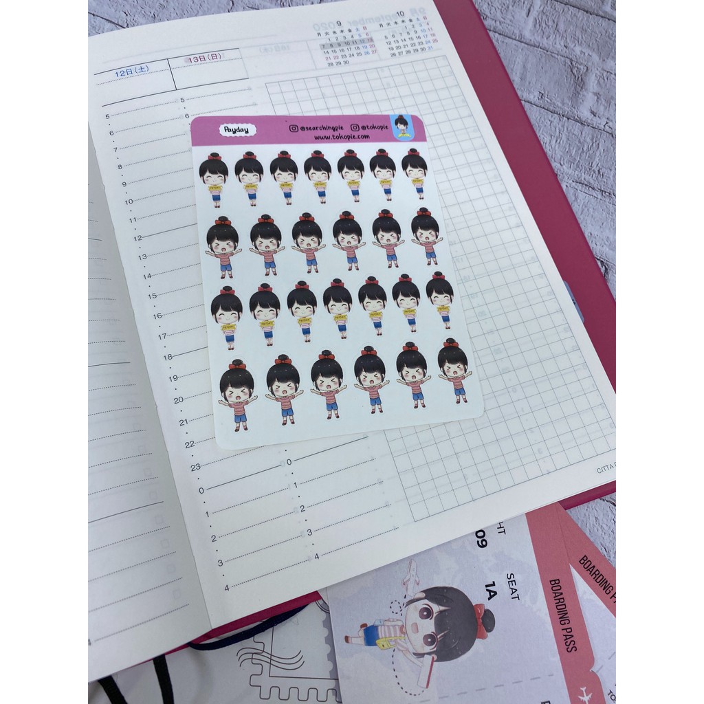 

P012 Pie Sticker - Payday