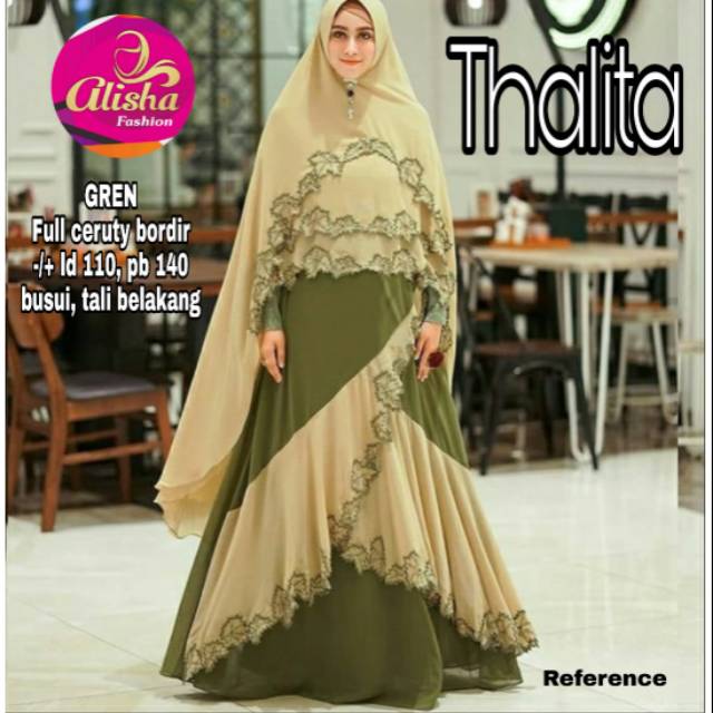Thalita Syari kombi Bordir Cantik Mewah