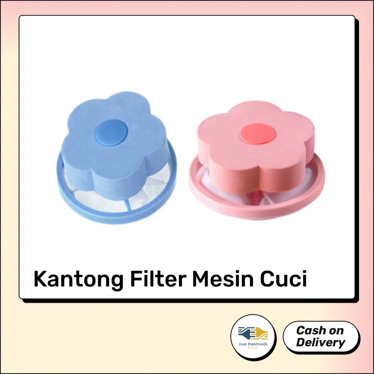 Kantong Filter Mesin Cuci Kantong Penyaring Kotoran Pakaian