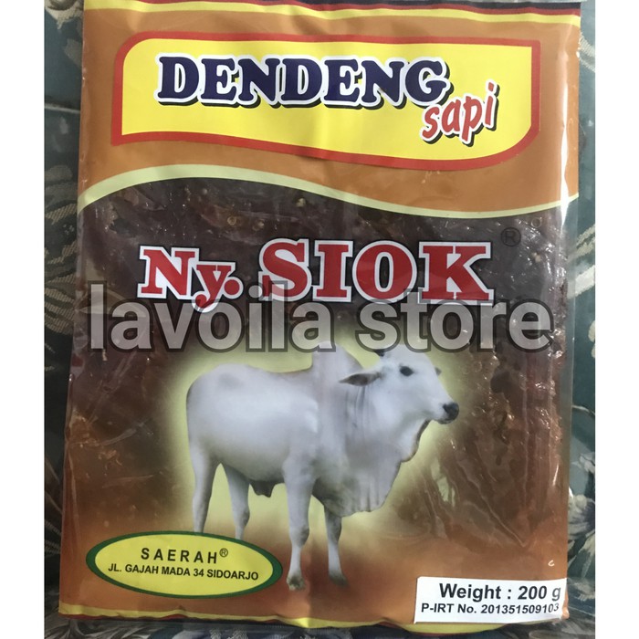 

Dendeng Sapi Ny. Siok Nyonya Siok Ny.Siok Istimewa 200 gram 200 gr Packing Normal