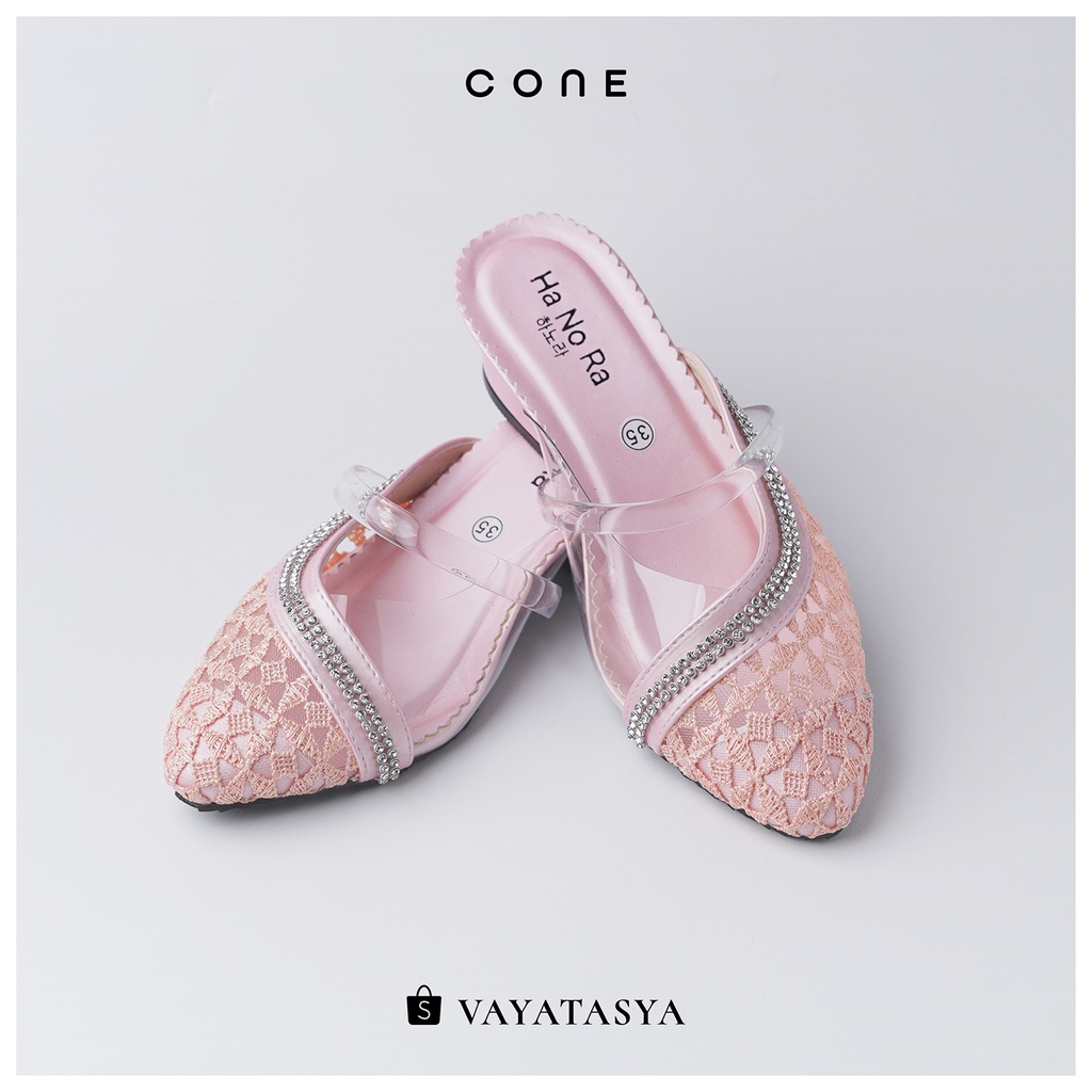 Vayatasya Ha No Ra Cone / sandal slip-on anak perempuan / hak tahu