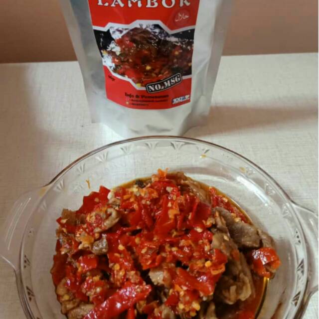 

Dendeng batokok lambok