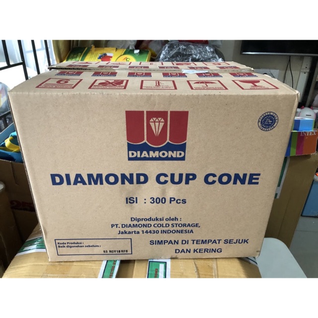 

Cone diamond ice cream 300pcs