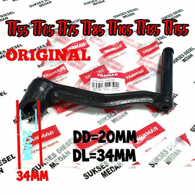*#*#*#*#] TF55 TF65 TF75 TF85 Starting Handle Gagang Engkol Komplit Yanmar ASLI