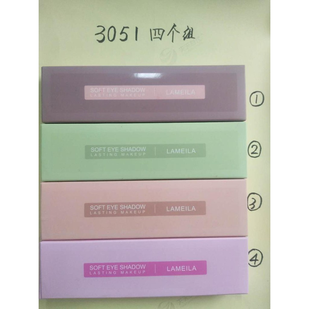 LML3051 - LAMEILA 3051 SOFT EYESHADOW LASTING MAKEUP 8 C