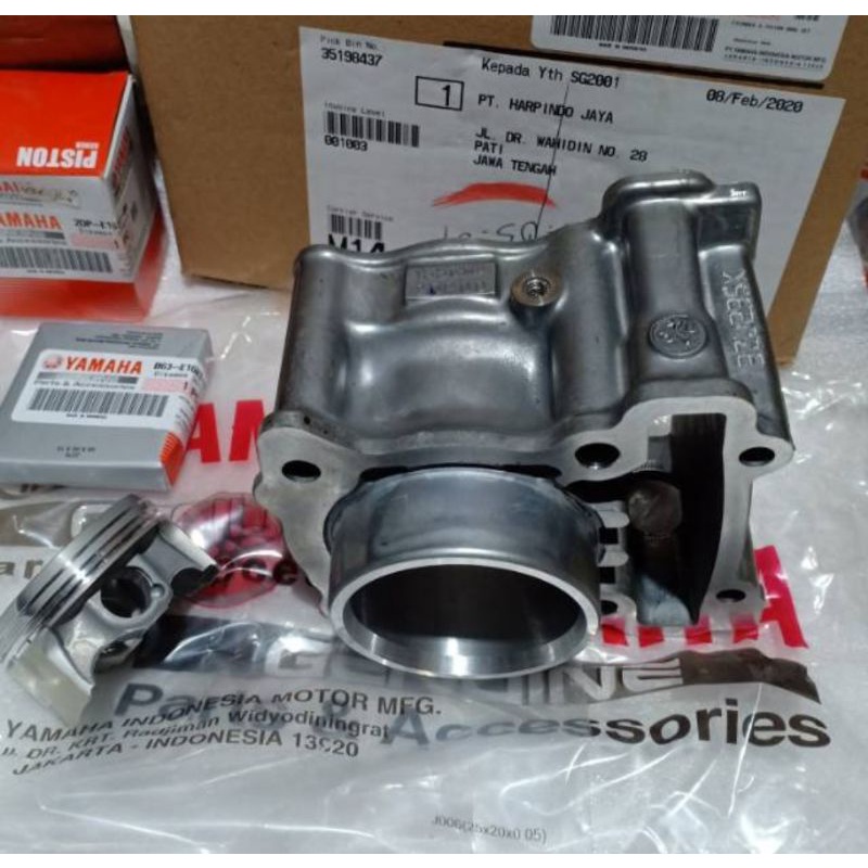 paket bureng set cylinder blok bureng set piston 2DP n max aerox 155 r15 v3 wr 155
