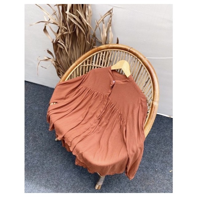 CRINCLE BLOUSE / BLOUSE RAYON-3