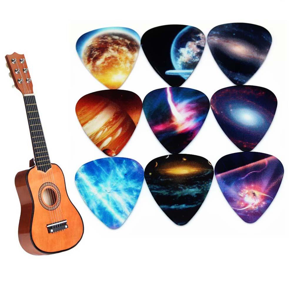 Needway Guitar Picks 10pcs/Lot Mediator Akustik 0.46mm 0.71mm 1.0mm Bintang Vastness Plectrums Bagian Gitar