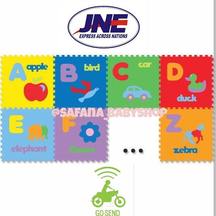 (GOJEK)  EVAMAT Puzzle Alfabet / Huruf