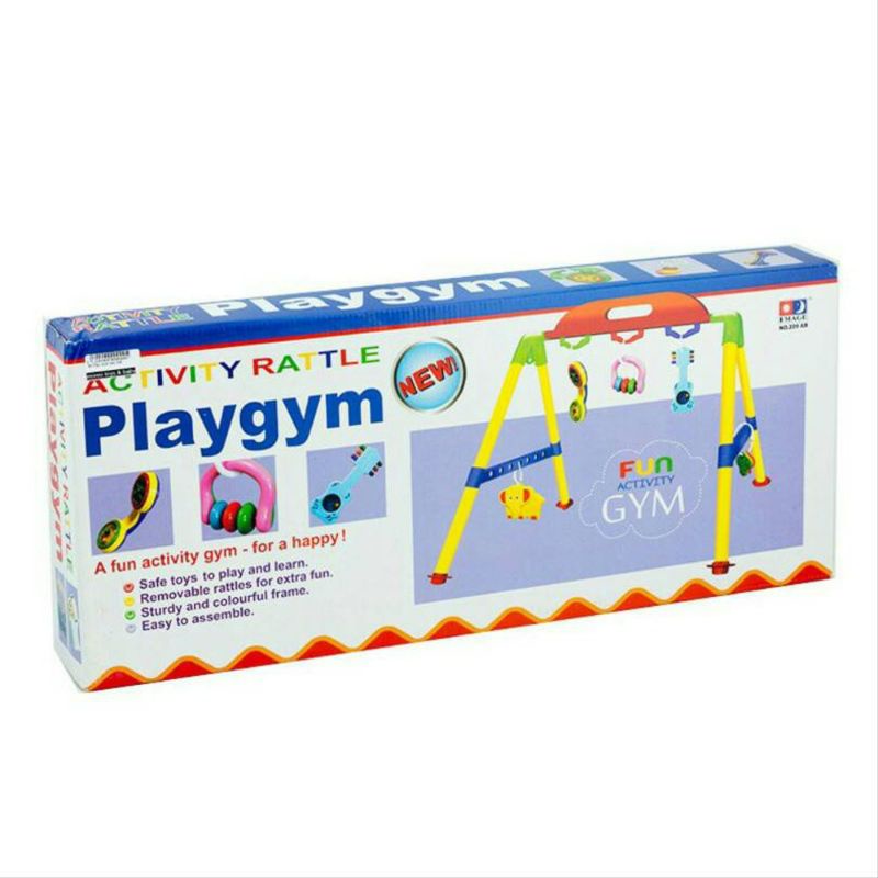 (Tanpa Music) Play Gym Baby / Activity Rattle Playgym / Mainan Gantung Bayi