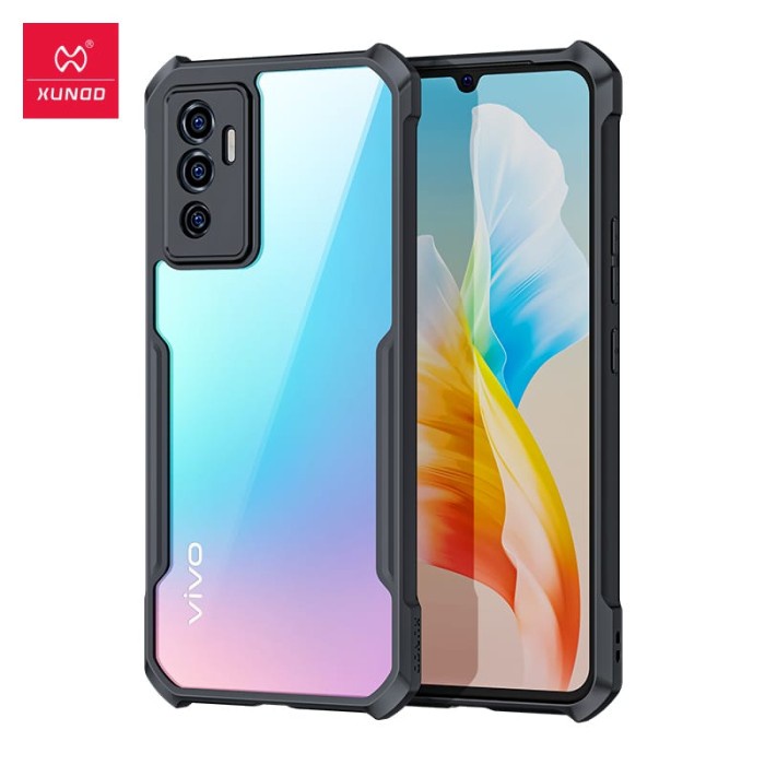 PREMIUM SLIM CASE ORIGINAL XUNDD VIVO V23e SOFT  BEETLE SERIES CASING COVER ORI