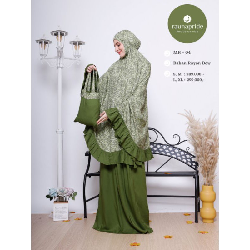 Mukena Rauna/Alat Sholat/Mukena Rayon