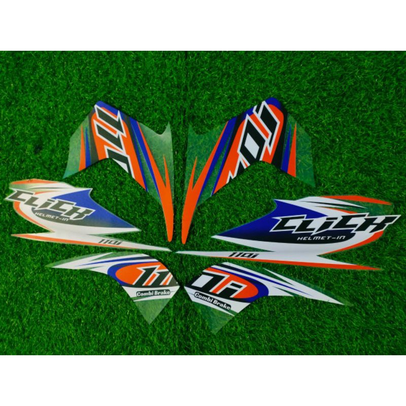 STRIPING TRANSPARAN VARIO 110 TECHNO MODEL CLICK 110