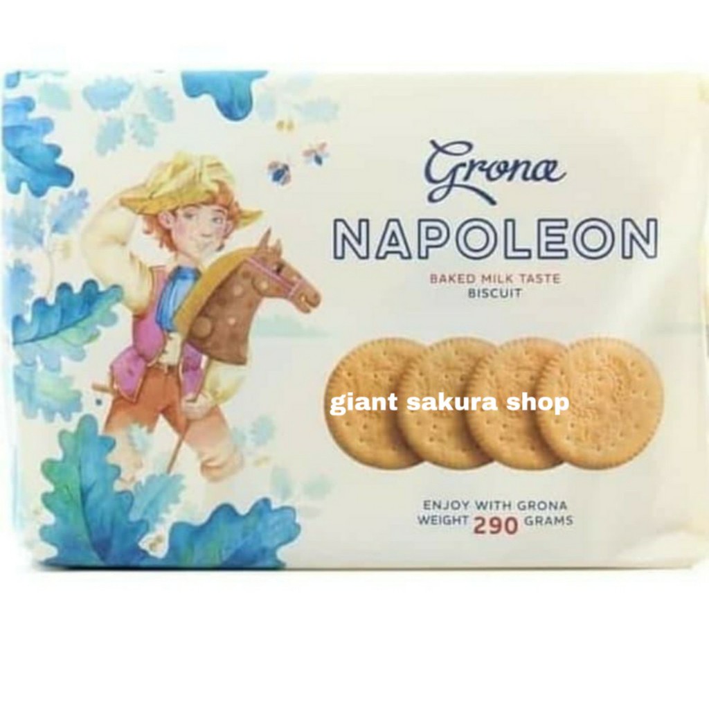 

Grona Napoleon Baked Milk Taste / snack import / biskuit import / makanan import / biskuit ukraine