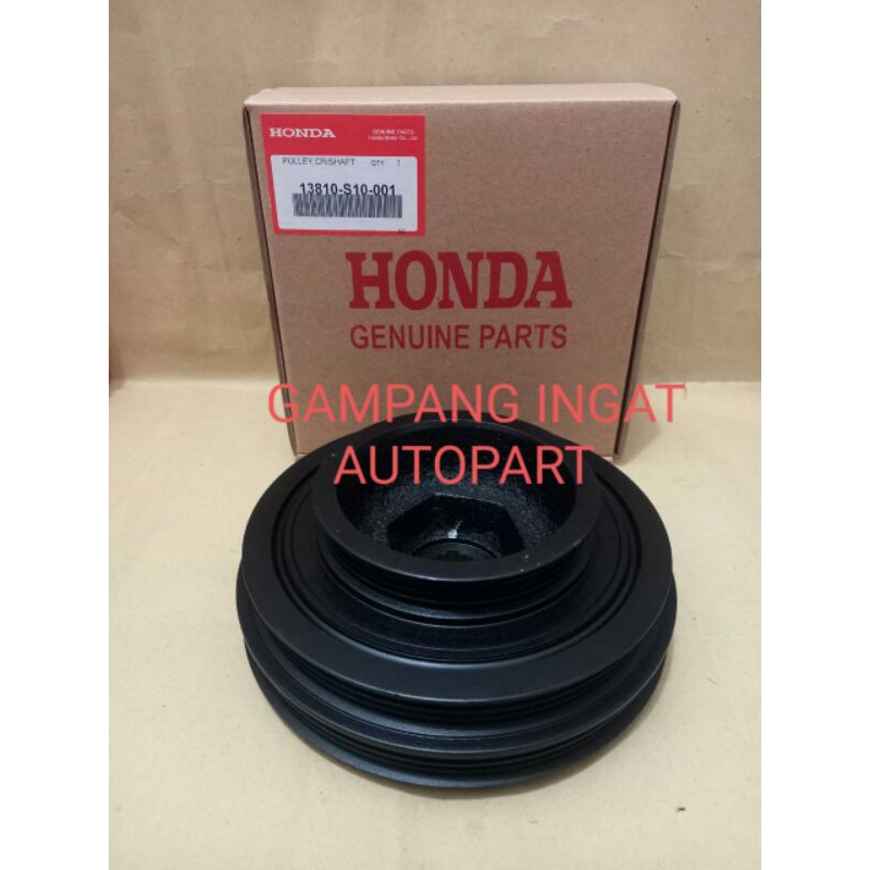 Pully Kruk As Pully Ker As Pulley Crankshaft Honda CRV crv CR-V Lama Old Gen 1 Generasi 1