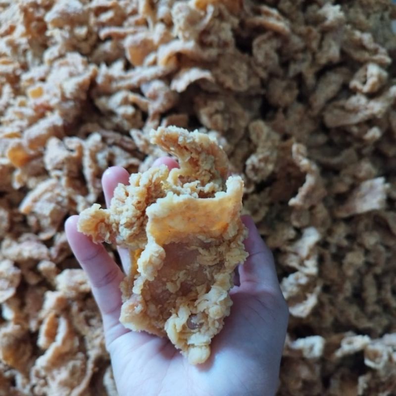 

Kulit Ayam Crispy 1kg enak dan gurih kualitas terjamin