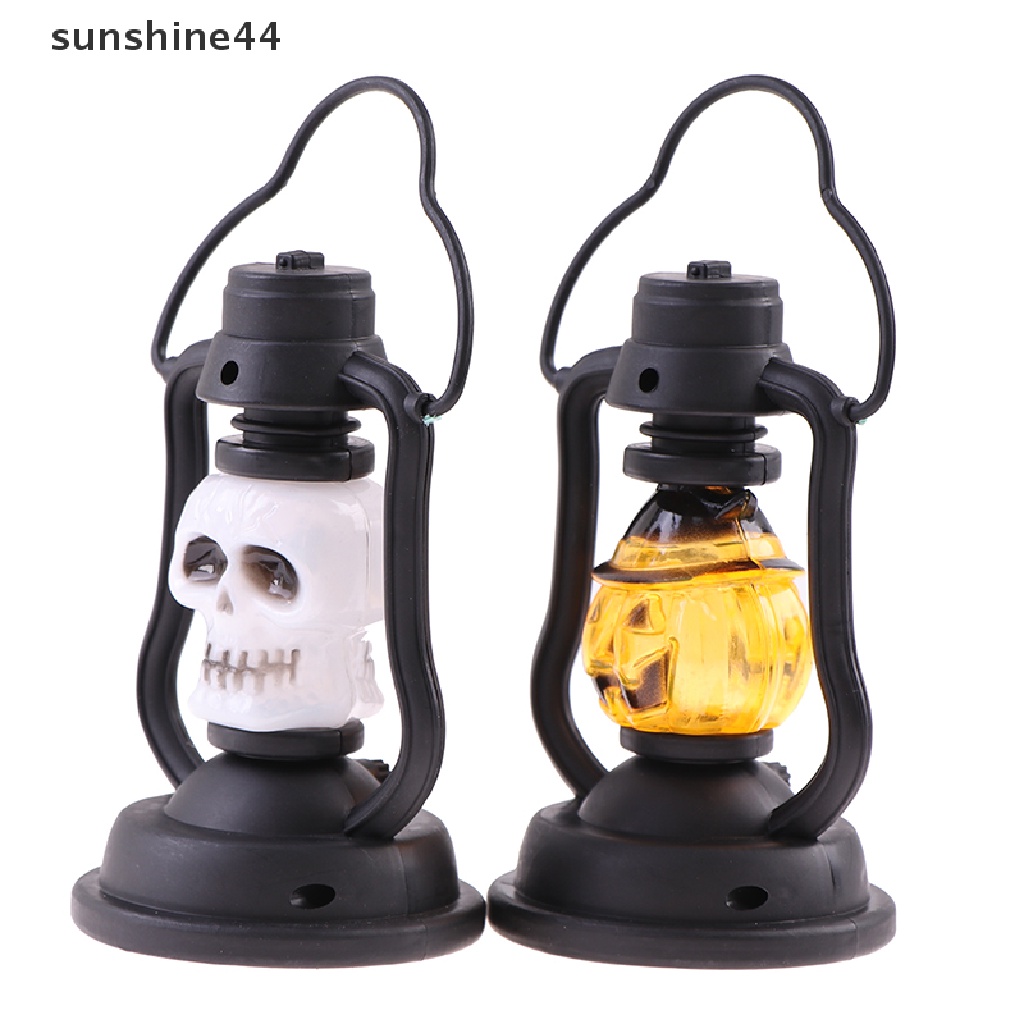 Sunshine Lampu Lentera Gantung LED Bentuk Labu / Hantu Seram Untuk Dekorasi Halloween