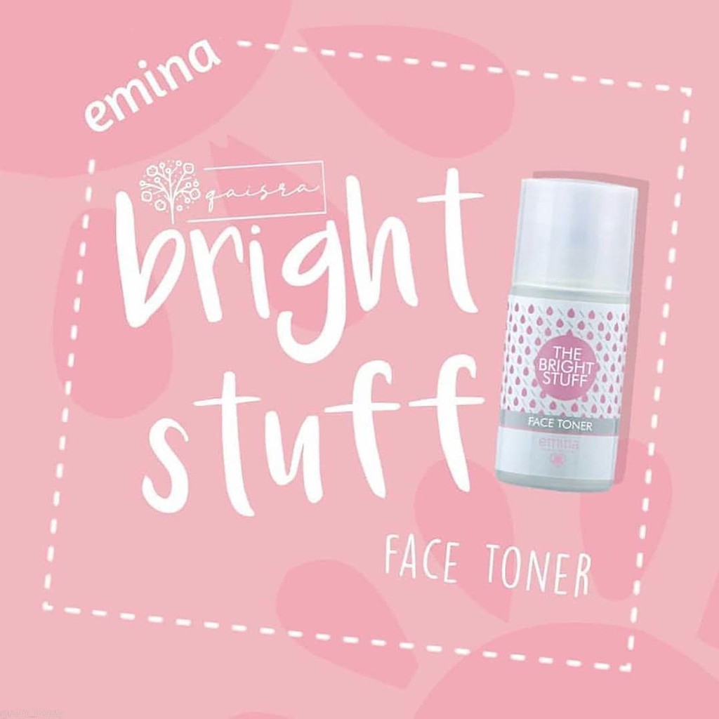 Emina Bright Stuff Face Toner 50 ML| Bright Stuff Face Toner