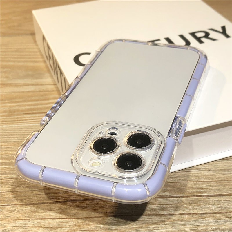 Soft Case Transparan Luminous Shockproof Cover iPhone 13 12 11 Pro X XS Max XR