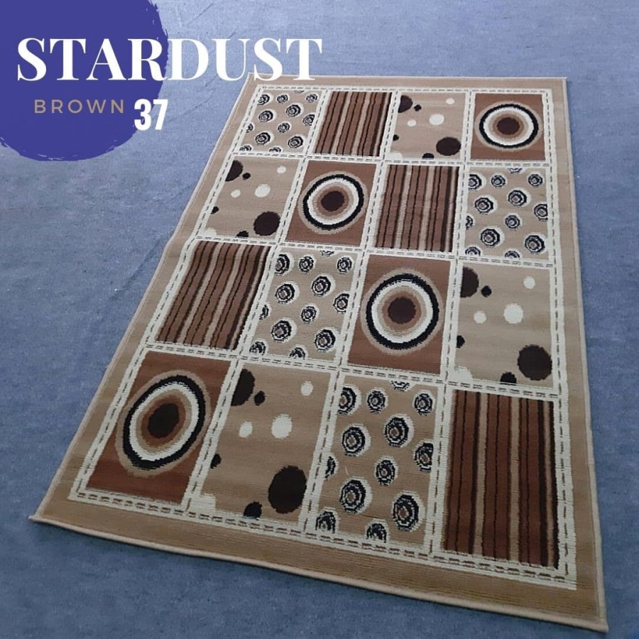 KARPET STARDUST 100X150 ST37 BROWN-1