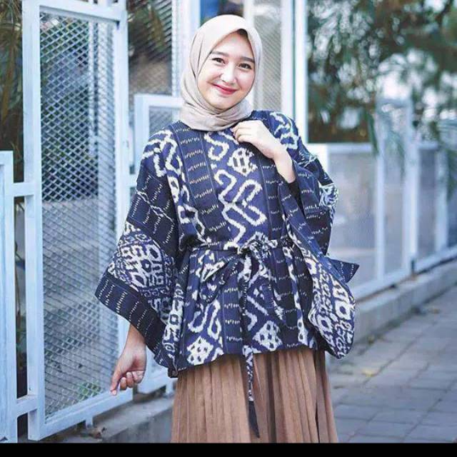 Atasan tenun batwing motif toraja N1