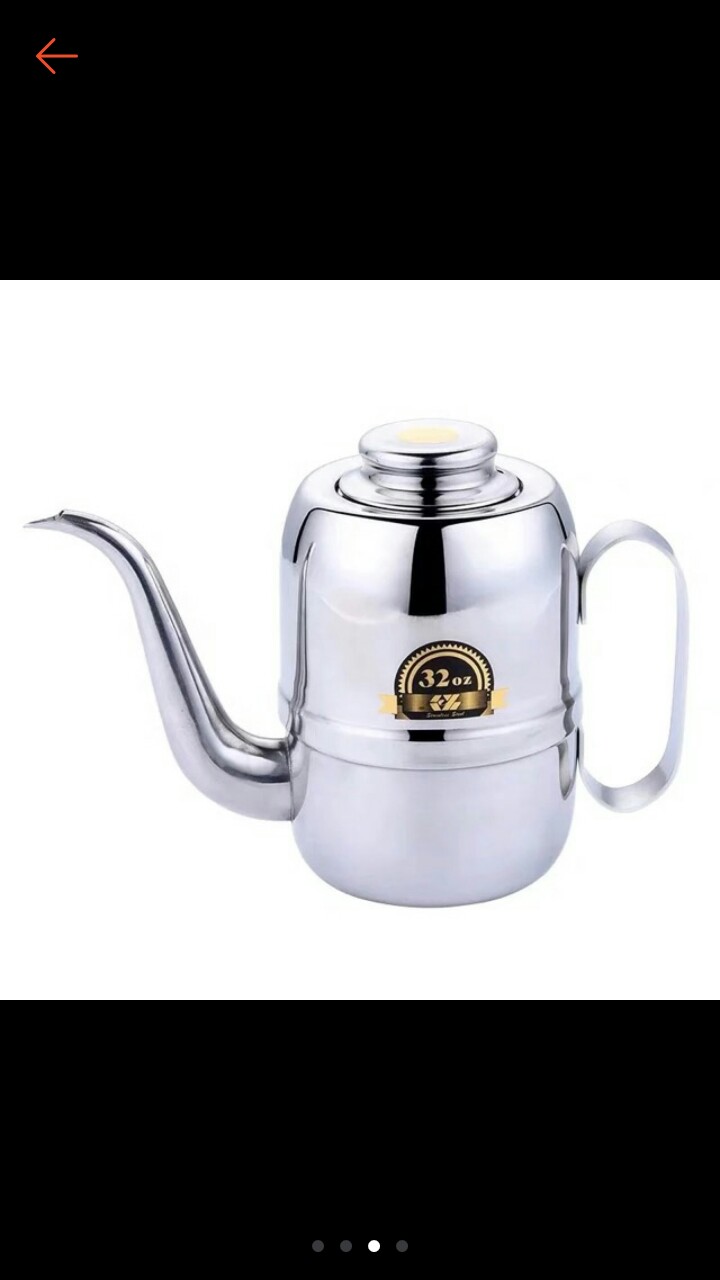 Olive Kettle Gooseneck 420ml 540ml 960ml / Teko Kopi Leher Angsa 14oz 18oz 32oz