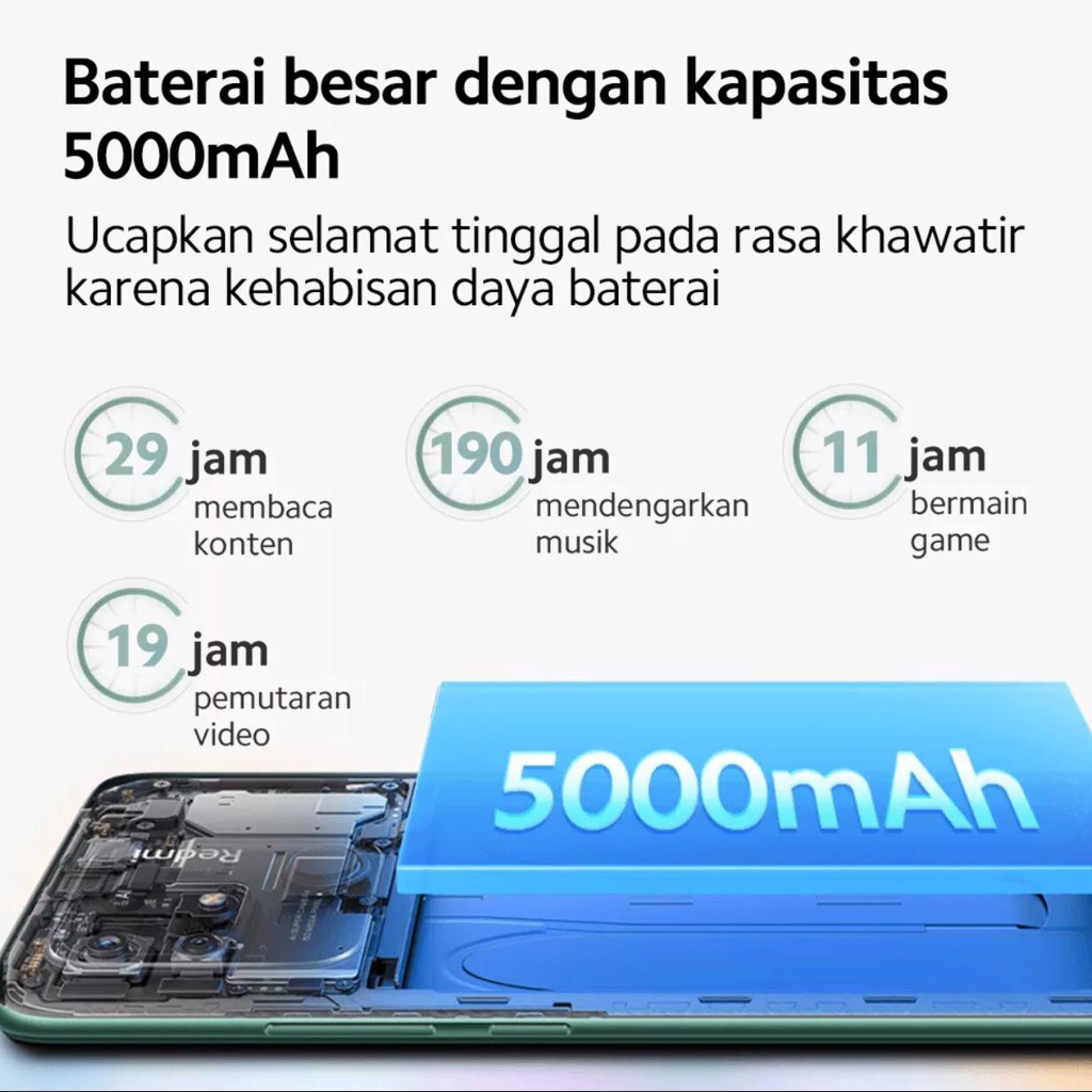 Xiaomi Redmi 10C [4GB+64GB - 4GB+128GB] Snapdrgon 680 - 50MP Dual Camera - 6.71&quot; IPS LCD - 5000mAh Garansi Resmi Xiaomi 15 Bulan