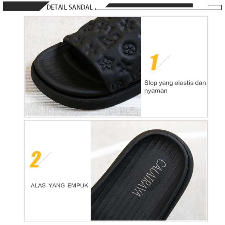 Sandal Jelly Wanita Calatrava / Sendal Selop Karet Wanita l 2001-CA2