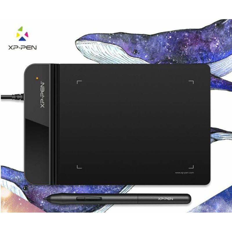 XP-Pen Smart Graphics Drawing Pen Tablet with Passive Pen - G430S - Black