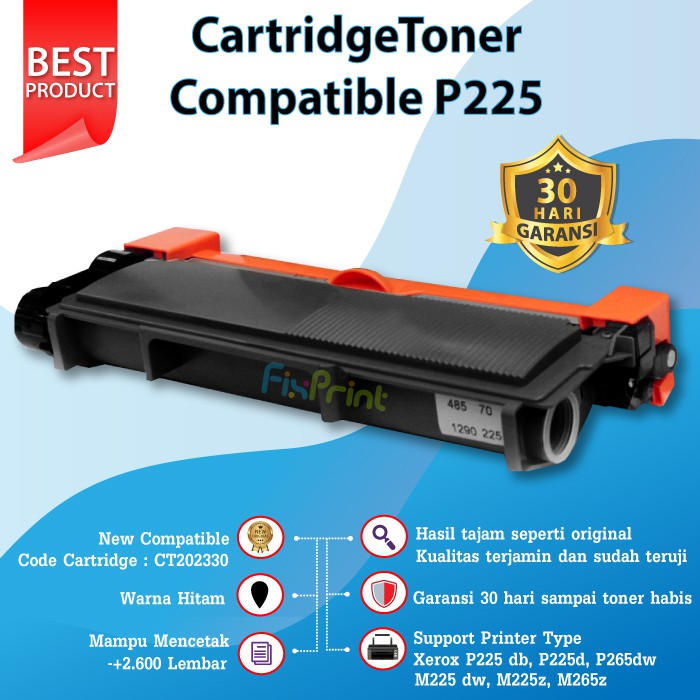 Cartridge Toner Compatible Xerox P225 P265 P225db P225d P265dw M225dw