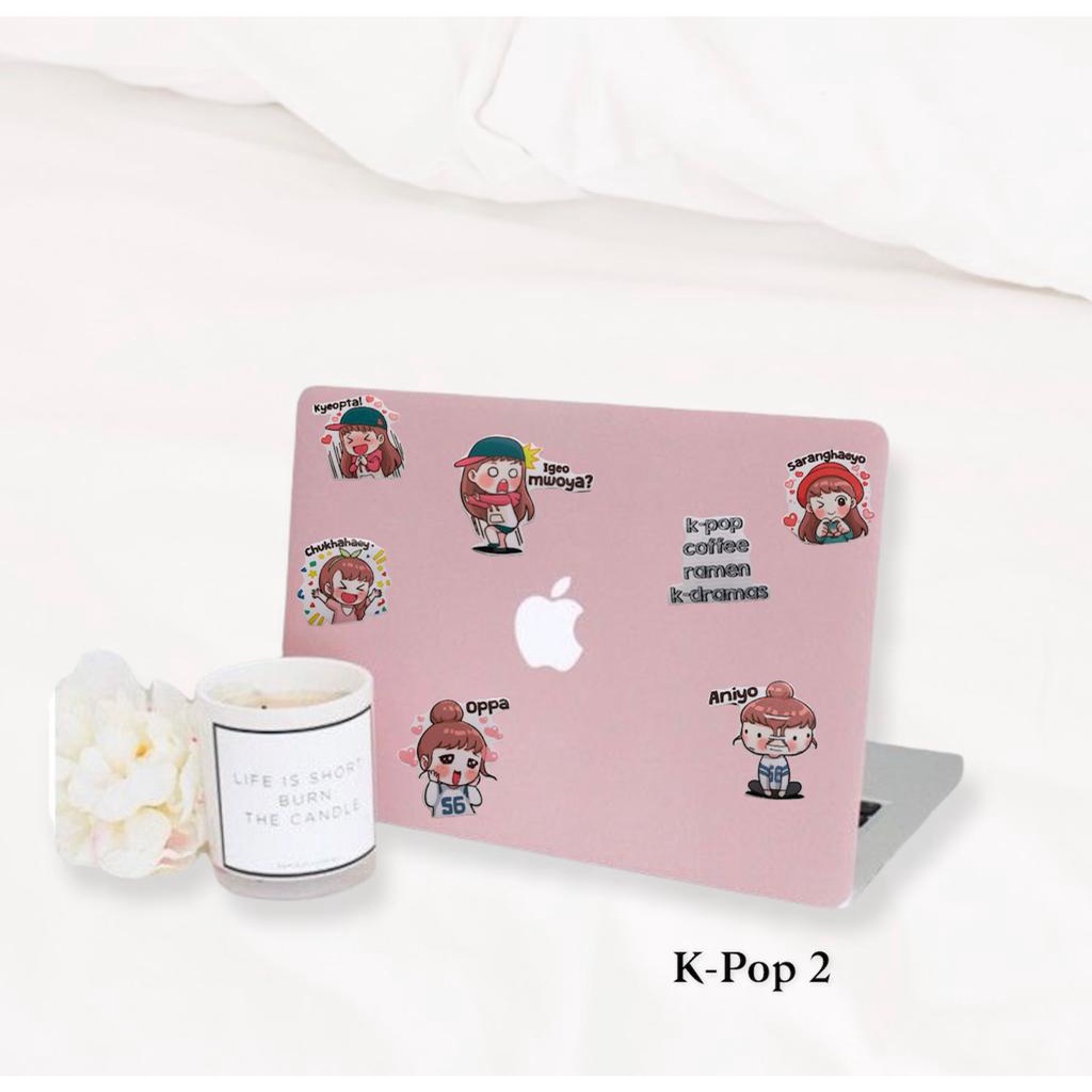 Sticker Pack Tumblr Aesthetic  Kpop Waterproof Hiasan Laptop Botol Tumbler Case Hp DIY Stiker Lucu Stiker Laptop Notebook