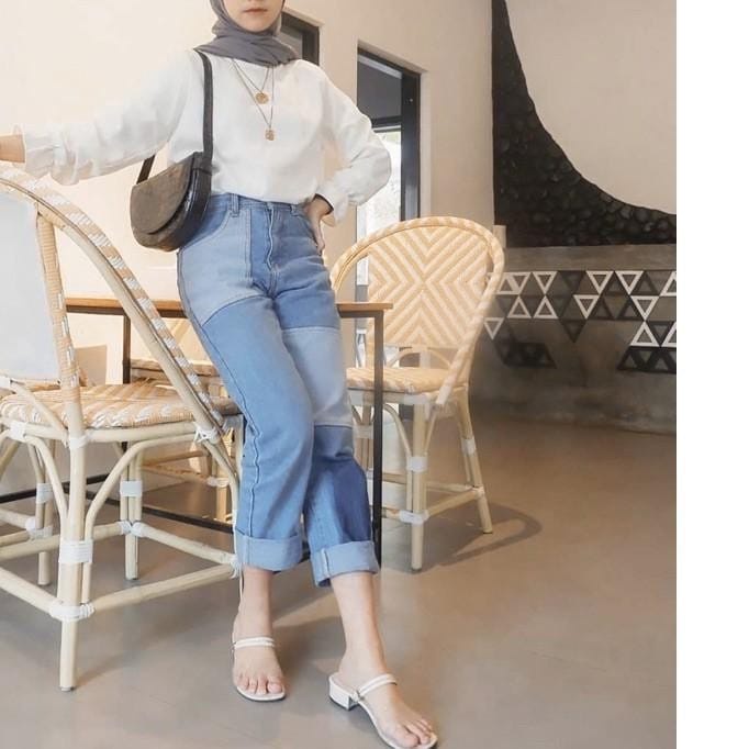 CELANA BOYFRIEND WANITA/ BOYFRIEND STYLE OOTD
