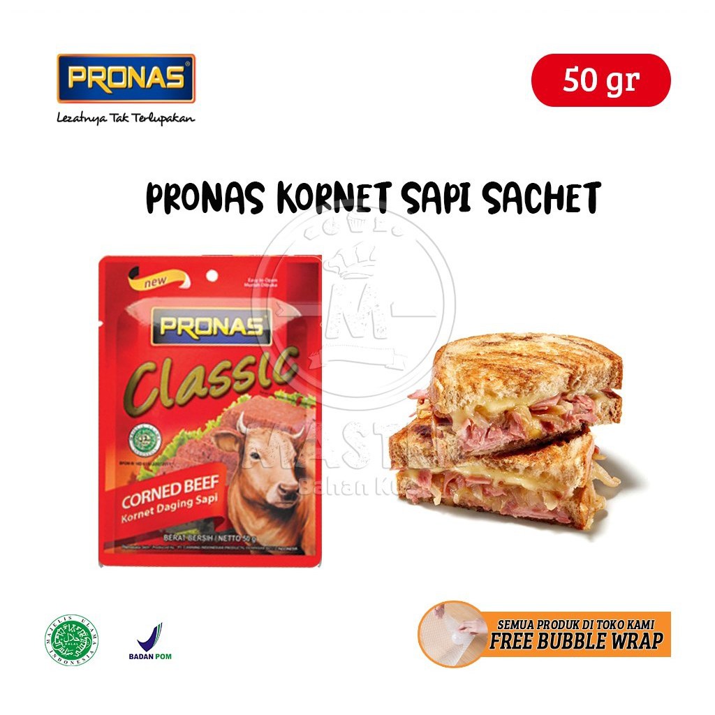 

Pronas Classic Kornet Daging Sapi Original [50 gr]
