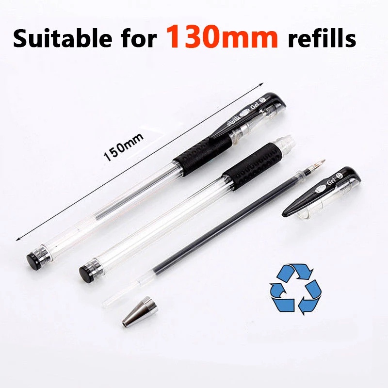 [Harga Grosir]Pulpen Tinta Gel 0.5mm Warna Merah / Hitam / Biru Kapasitas Besar Untuk Sekolah / Kantor/Hot Sale