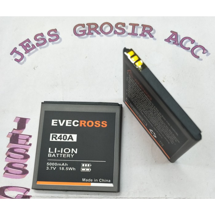 Baterai Battery Batere Evercross Evercoss Cross R40A Winner T Ultra - Hitam